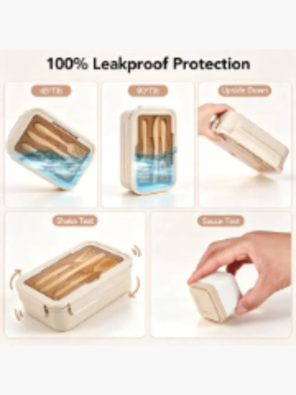 Bento Lunch Box Set with Insulated Bag, Utensils, BPA-Free, Microwave &